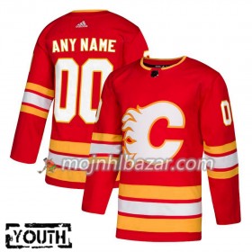 Dresovi Calgary Flames Custom Adidas 2018-2019 Alternate Authentic - Dječji